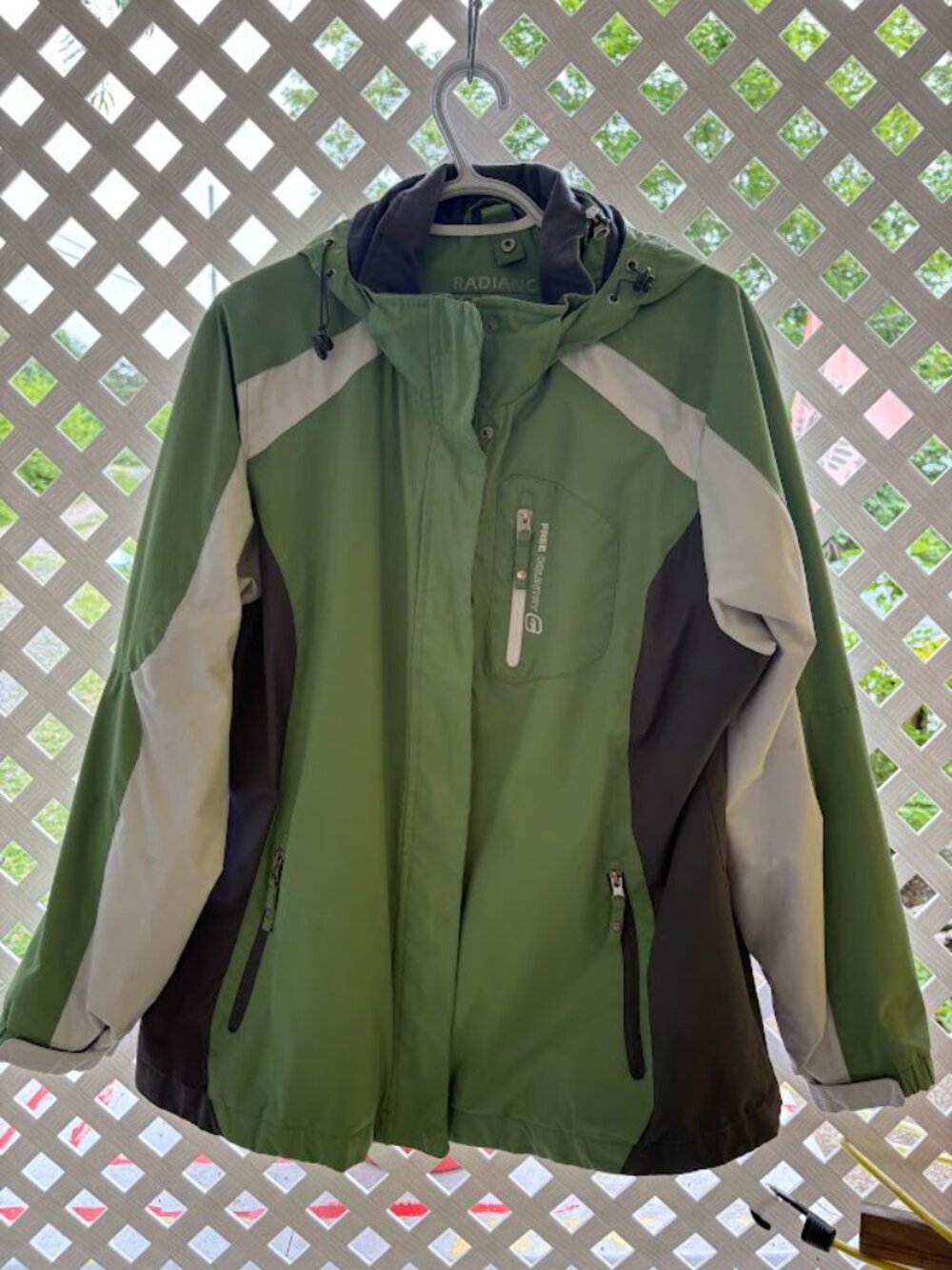 Free Country Radiance Hooded Winter Jacket | Women's XL | Green